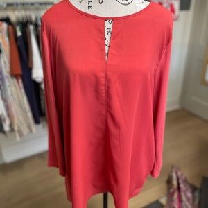 Banana Republic Vibrant Red Blouse